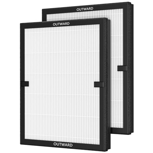 isingo 2 Pack E200 Air Filter Compatible with LUNINO E200 Air Purifier Filter Replacement 3 Stage Strong and Efficient Filtration For LUNINO Home Large Room up to 1740sqft - Image 1