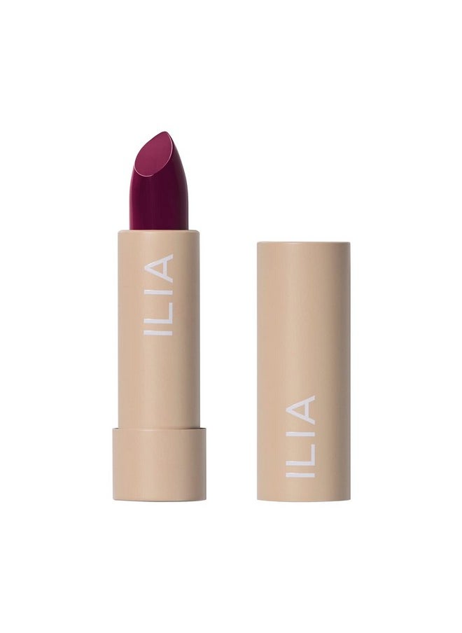 ILIA Color Block Lipstick | Nontoxic, Vegan, Crueltyfree, Hydrating + Long Lasting, No Budge Color With Full Coverage (Ultra (Violet Violet With Cool Undertones), 0.14 Oz | 4 G)  - Image 1