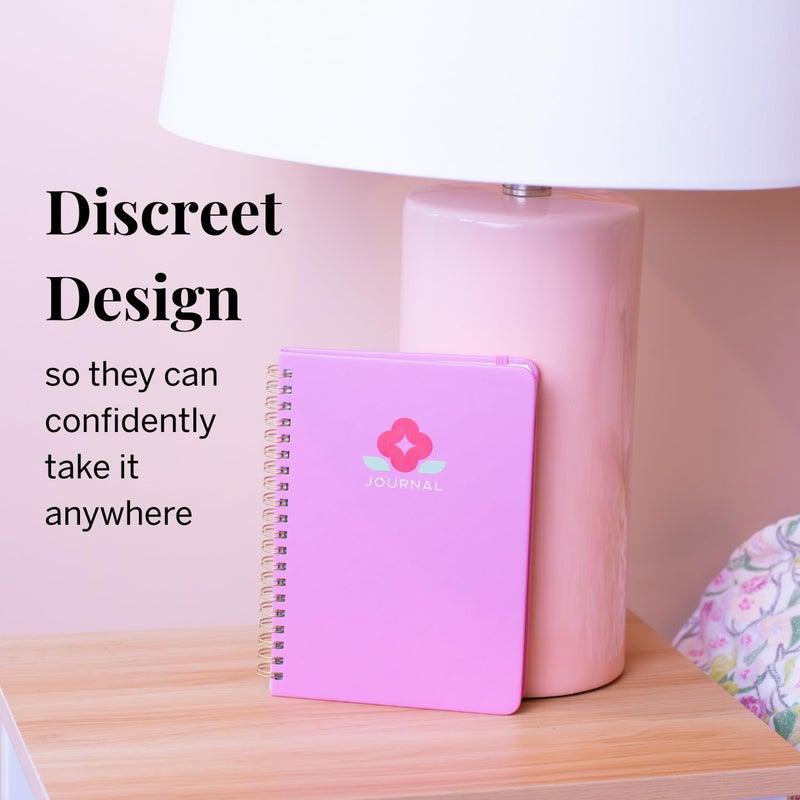 Pixie Cup Pixie Period Tracker Journal for Girls 8-12 - Pixieâ€™s My First Period Notebook with Daily Menstrual Cycle Guided Reflection For Feminine Care - First Period Gifts For Young Girls & Teens - Image 5