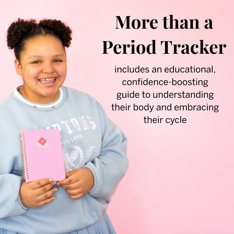 Pixie Cup Pixie Period Tracker Journal for Girls 8-12 - Pixieâ€™s My First Period Notebook with Daily Menstrual Cycle Guided Reflection For Feminine Care - First Period Gifts For Young Girls & Teens - Image 3