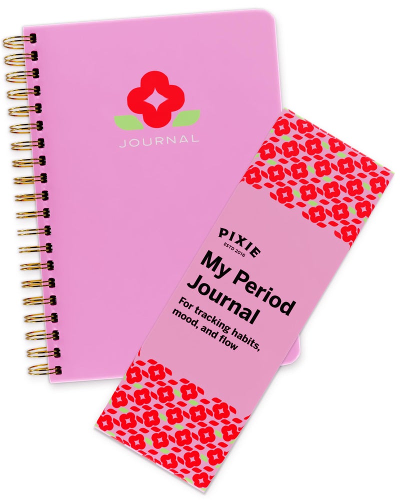 Pixie Cup Pixie Period Tracker Journal for Girls 8-12 - Pixieâ€™s My First Period Notebook with Daily Menstrual Cycle Guided Reflection For Feminine Care - First Period Gifts For Young Girls & Teens - Image 1