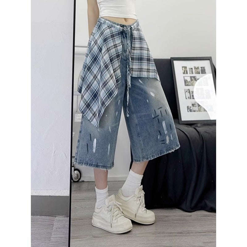 Unisex Classic Denim Jeans Loose Fit Daily Outdoor Wear - Image 2
