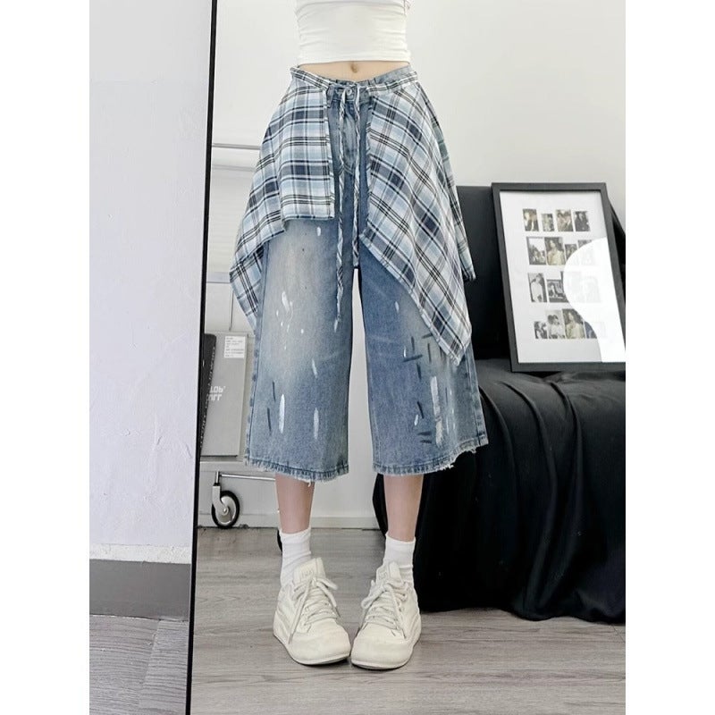 Unisex Classic Denim Jeans Loose Fit Daily Outdoor Wear - Image 3