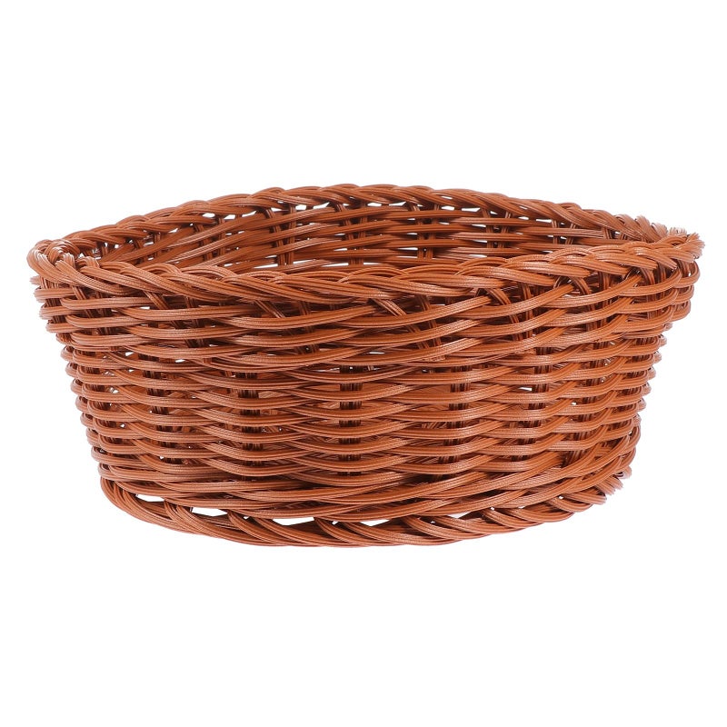 Natural Rattan Small Woven Basket For Kitchen Tabletop Fruit Snack Serving And Storage - Image 2
