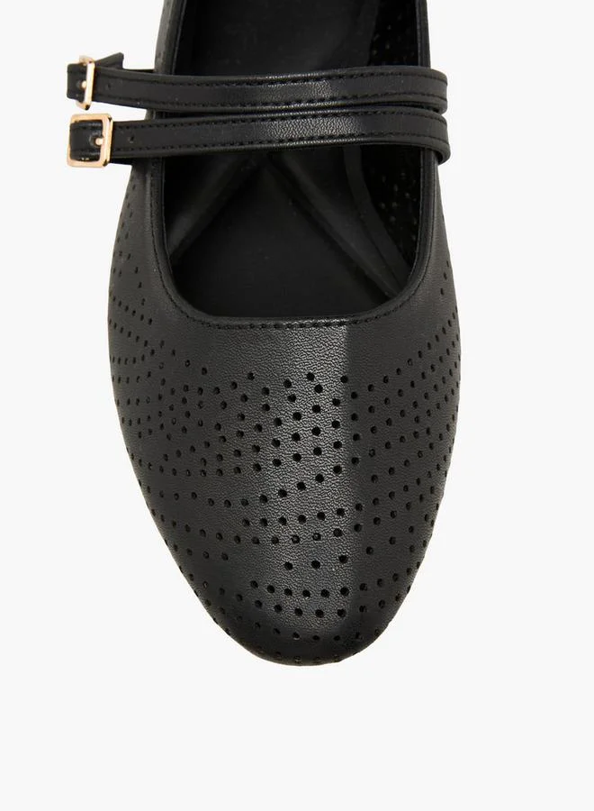 Celeste BLACK Women Buckle Closure Mary Jane Shoes for Women | Best Price UAE