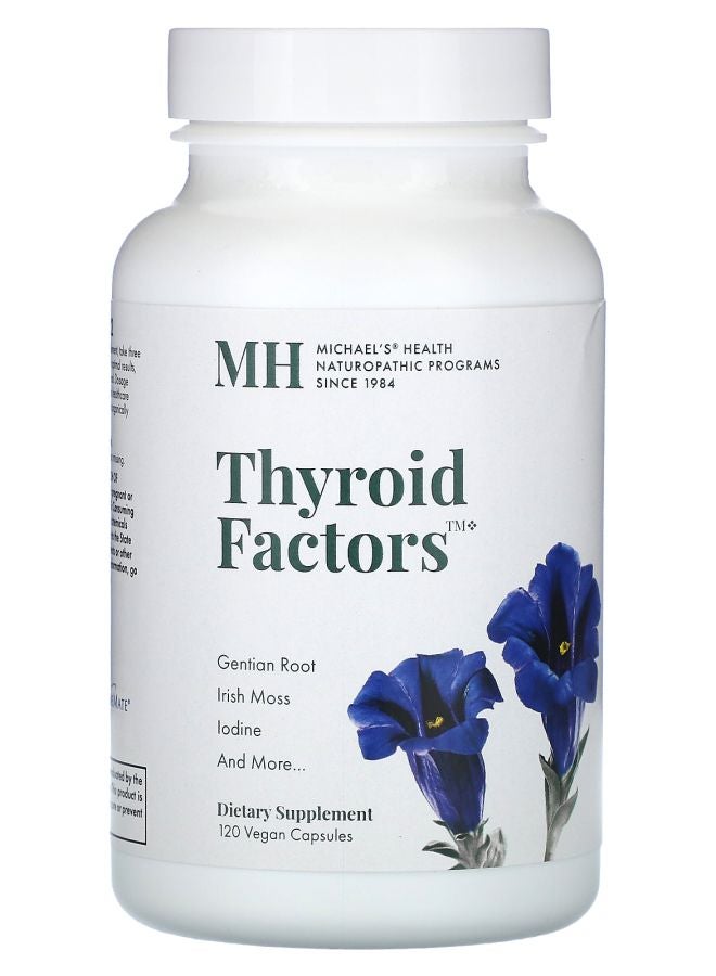 Michael's Naturopathic Thyroid Factors 120 Vegan Capsules