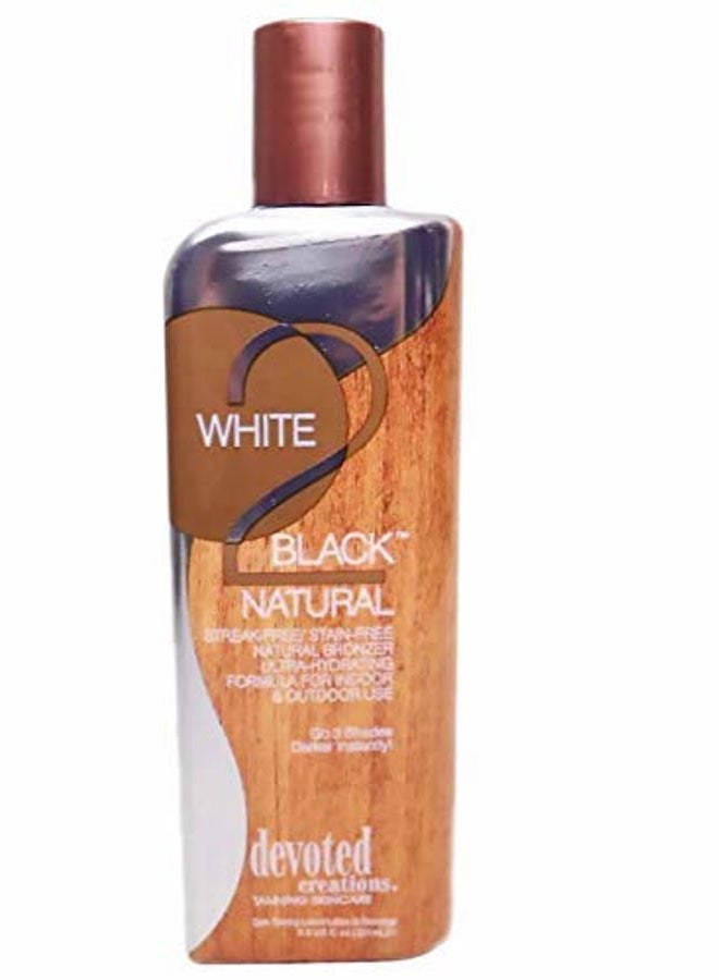 Devoted Creations White 2 Black Natural Bronzer Streak Stain Free 250ml - Image 1
