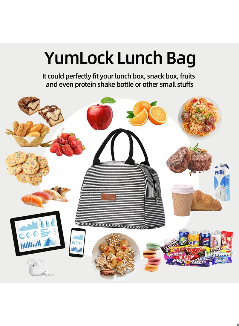 YumLock YumLock Insulated Leakproof Lunch Bag Cooler Food Containers, Reusable, High Capacity for Work, Travel, Outdoor, School  - Image 2