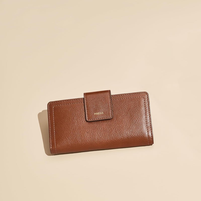 فوسيل Fossil Logan Tab Clutch - Brown - Image 5