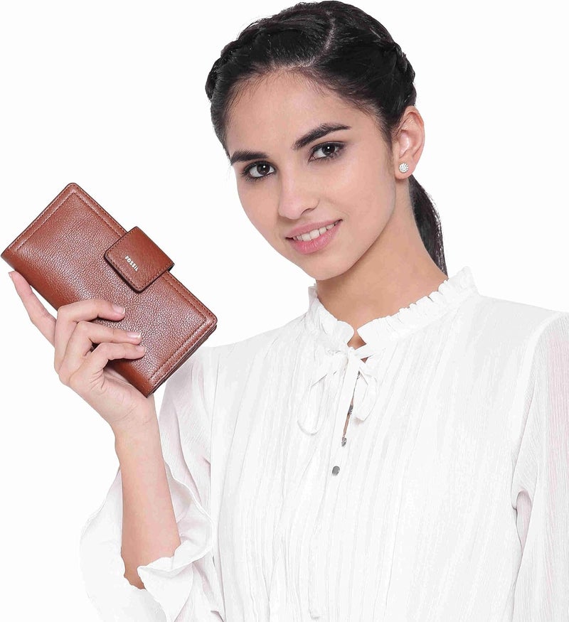 فوسيل Fossil Logan Tab Clutch - Brown - Image 2
