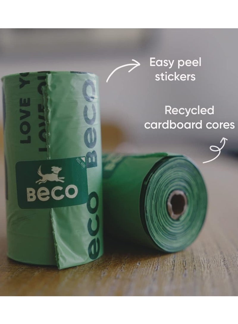 بيكو بيتس بيكو أكياس نفايات كبيرة وقوية جدًا | أكياس براز الكلاب غير المعطرة | 120 لفة إعادة تعبئة [8 × 15] - Image 3