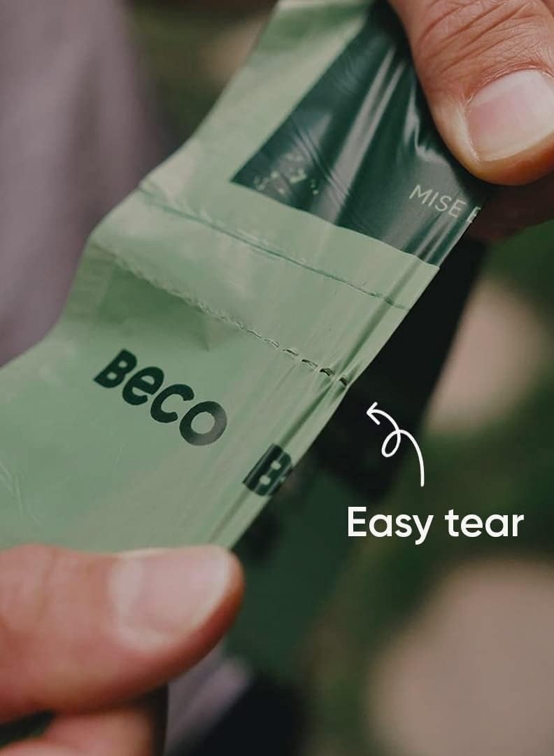 بيكو بيتس بيكو أكياس نفايات كبيرة وقوية جدًا | أكياس براز الكلاب غير المعطرة | 120 لفة إعادة تعبئة [8 × 15] - Image 4