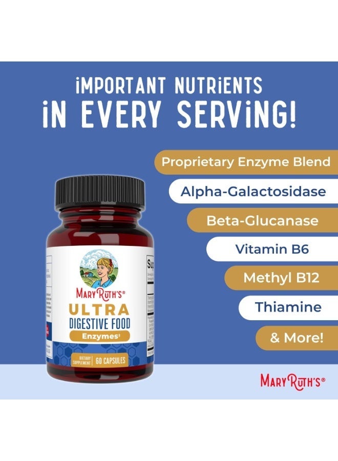 MaryRuth's Ultra Digestive Food Enzymes, 60 Capsules - Image 4