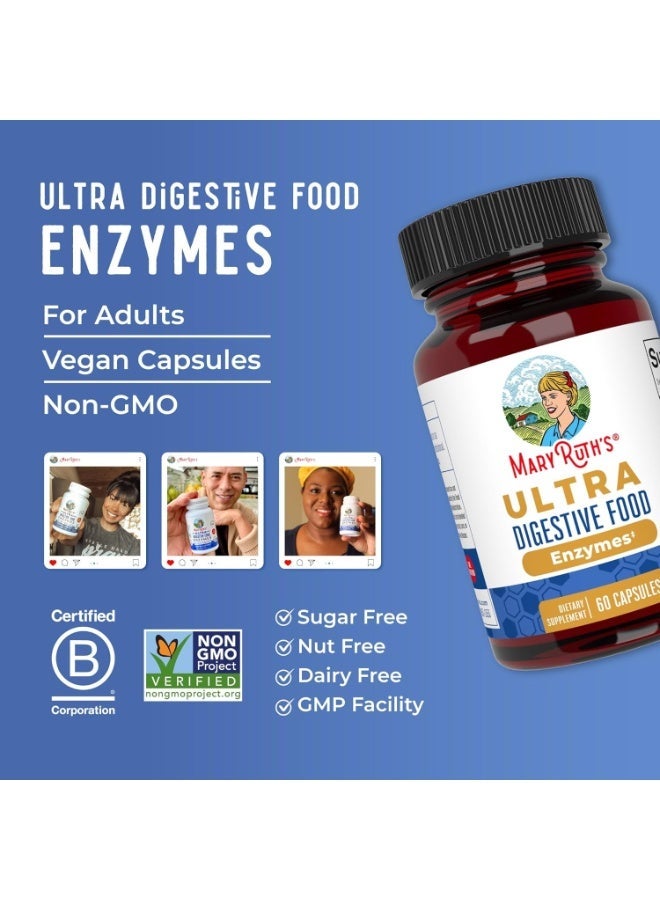 MaryRuth's Ultra Digestive Food Enzymes, 60 Capsules - Image 5