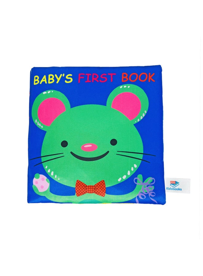 Tearable Fabric Book Baby Toy Book Sound Paper Enlightenment Book For Infants And Toddlers Interactive Sensory Development-Color:DOL Mouse Cloth Book - Image 1