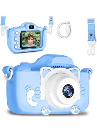 Kids Digital Camera for Boys & Girls – Blue Selfie Camera with Video Recording, Games & Music Player | Fun & Educational Toddler Camera for Age 3–12 | Great Birthday & Children’s Day Gift | Durable, Rechargeable & Easy to Use | Child-Safe Design - pzsku/Z25F137FB23CF34F0F7E4Z/45/1748539106/94ec94d0-ebc5-4918-8c34-b30e116c152b