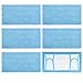 F Flammi Reusable Mop Pad for Swiffer Sweeper Mop 125 Microfiber Mop Pad Refill Washable for Hard Floor Baseboard Cleaning WetDry Cleaning Pad 6 Pack - Image 1