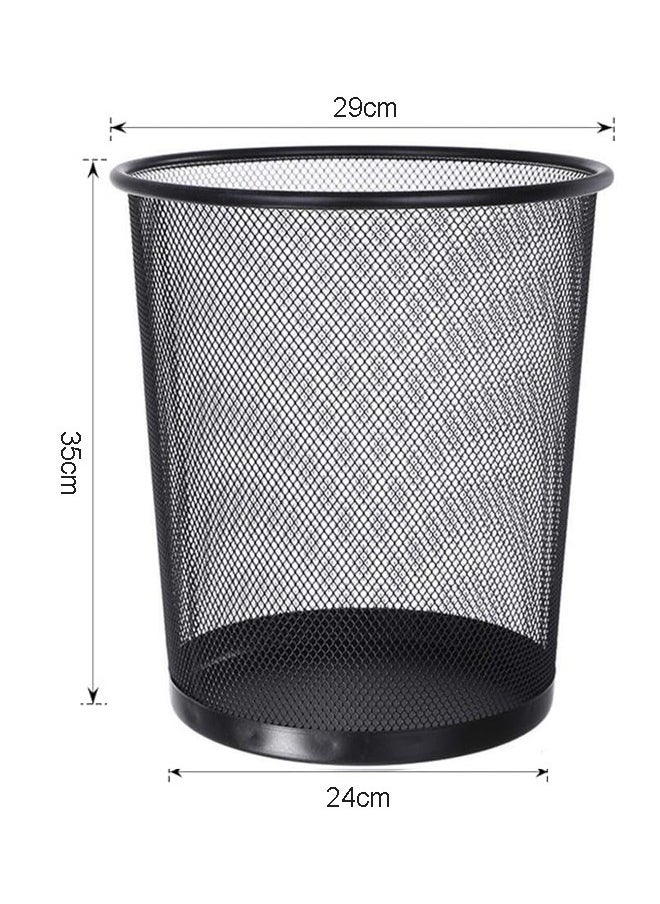 NKX Metal Wire Mesh Waste Basket Garbage Trash Can Box 29 CM  - Image 2