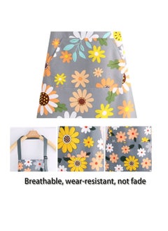 KASTWAVE Kitchen Aprons for Women 2 Pack Adjustable Waterproof Cooking Apron with Pockets Chef Aprons for Kitchen Baking Gardening BBQ  - Image 4