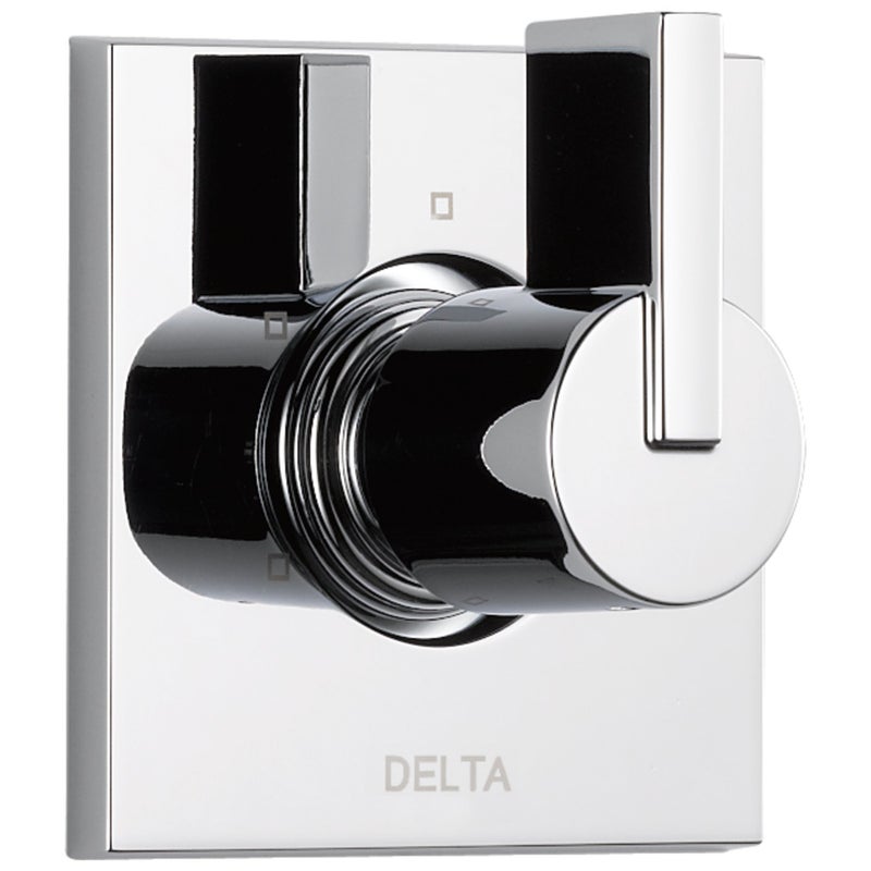 Delta Faucet Vero 3-Setting Shower Handle Diverter Trim Kit, Diverter Valve Trim Kit Chrome, 3 Way Shower Diverter, Delta Diverter Trim, Chrome T11853 (Valve Not Included) - Image 1