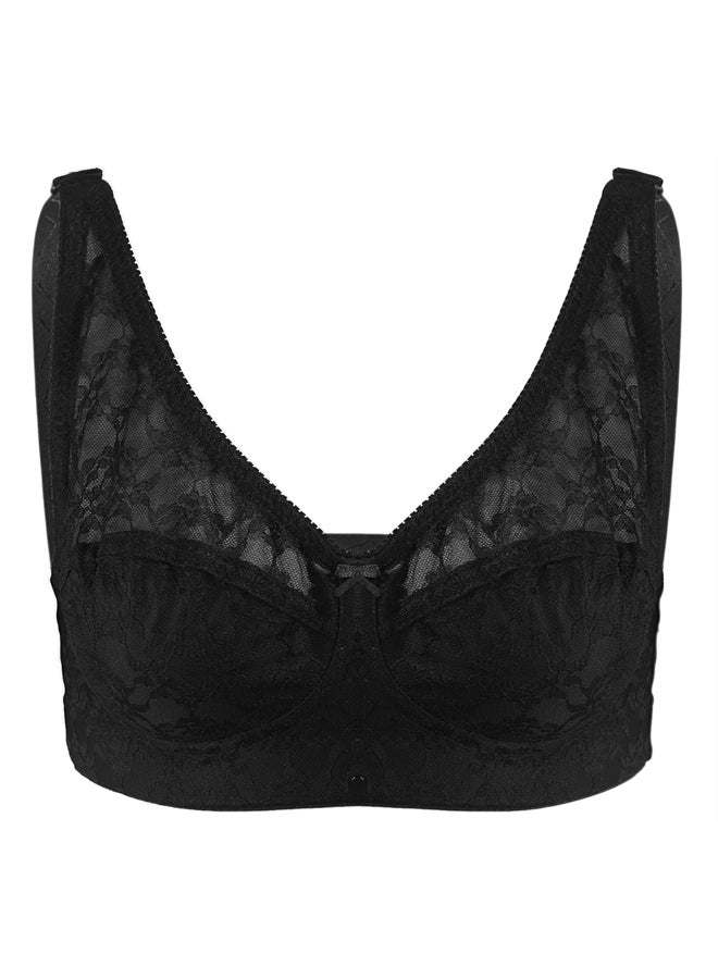 Lasso Super Support Bra Cup D With Lace For Women - Image 1