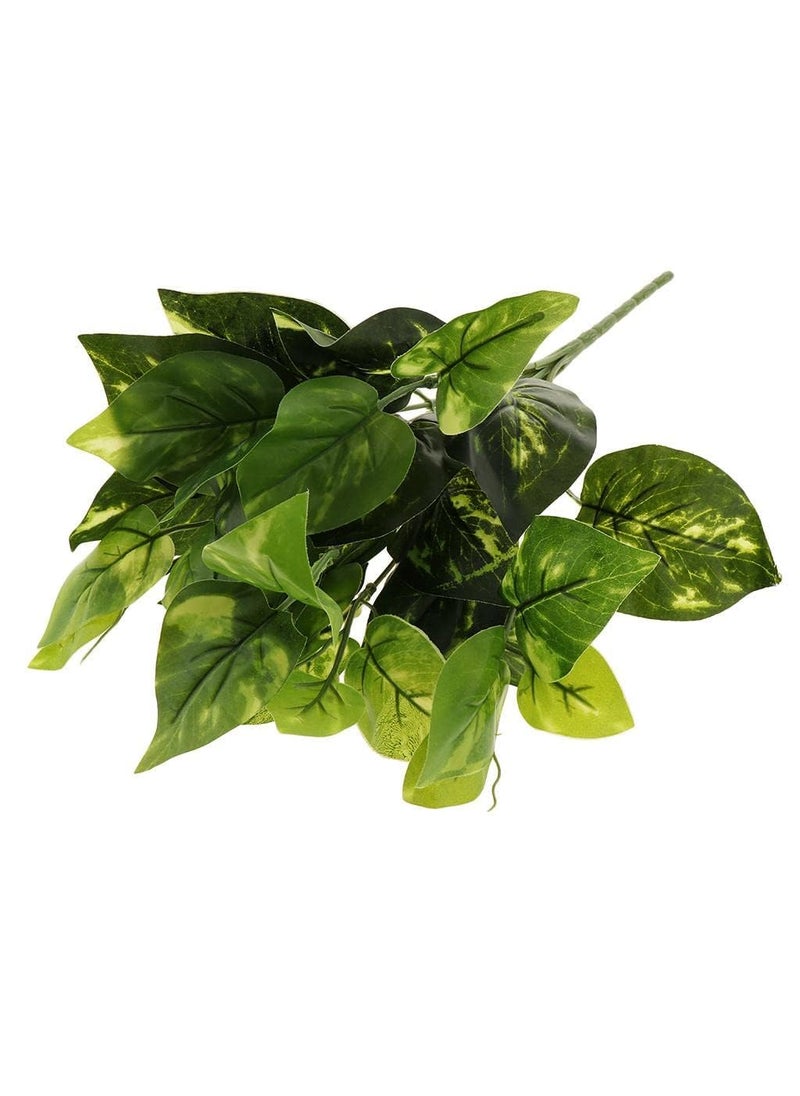 Generic Artificial Money Plant 28 Big Leafs Palm Tree Areca Plant Without Pot 32cm Artificial Plant New  - Image 3