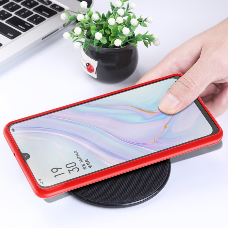 HuHa Protective Cover For Huawei Honor 30S Transparent PC + TPU Full Coverage Shockproof Protective Case(Red) - Image 5