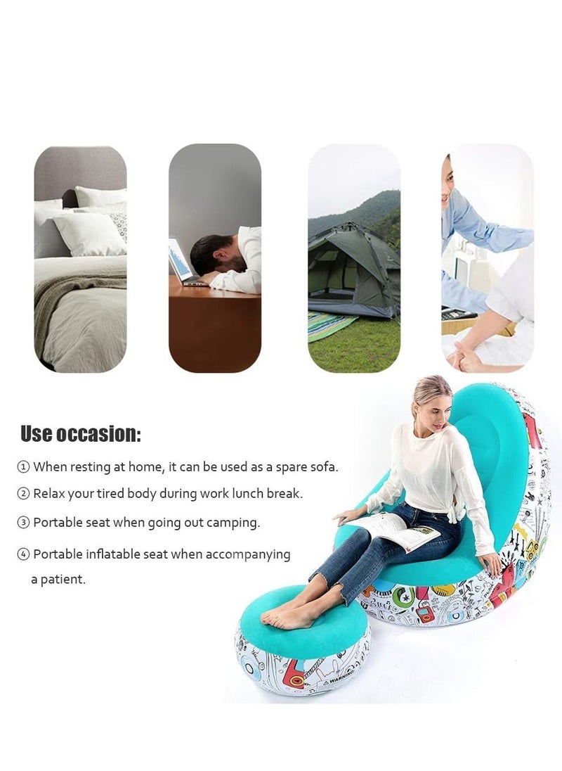 2 Pack Foldable Portable Inflatable Bean Bag Chair, Lazy Sofa, Inflatable Couch, Inflatable Sofa, Inflatable Seat, Air Furniture Set with Footrest, Air Pump for Indoor, outdoor - pzsku/Z25F1B53F0AE38AB7EB13Z/45/_/1719910910/94384344-b3fe-4530-b78d-da1d7a28bbba