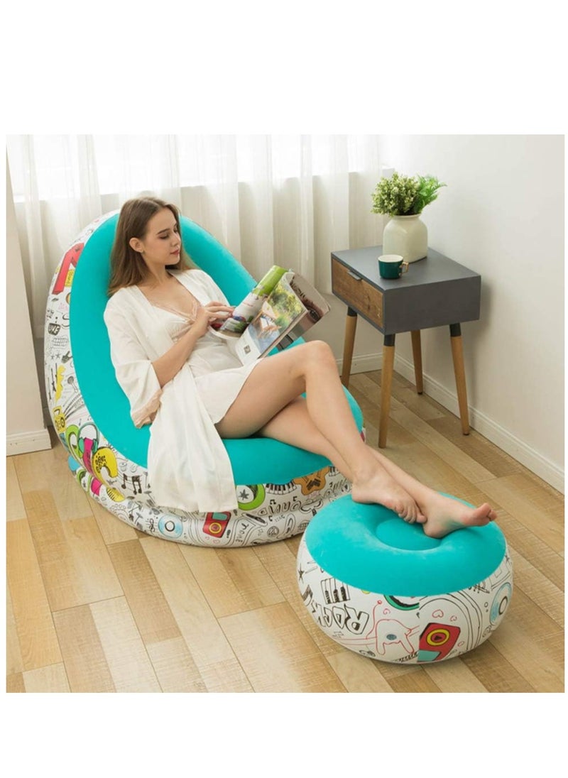 2 Pack Foldable Portable Inflatable Bean Bag Chair, Lazy Sofa, Inflatable Couch, Inflatable Sofa, Inflatable Seat, Air Furniture Set with Footrest, Air Pump for Indoor, outdoor - pzsku/Z25F1B53F0AE38AB7EB13Z/45/_/1719910913/d1d67189-b6d3-41bb-90e4-5cb980eaa36d