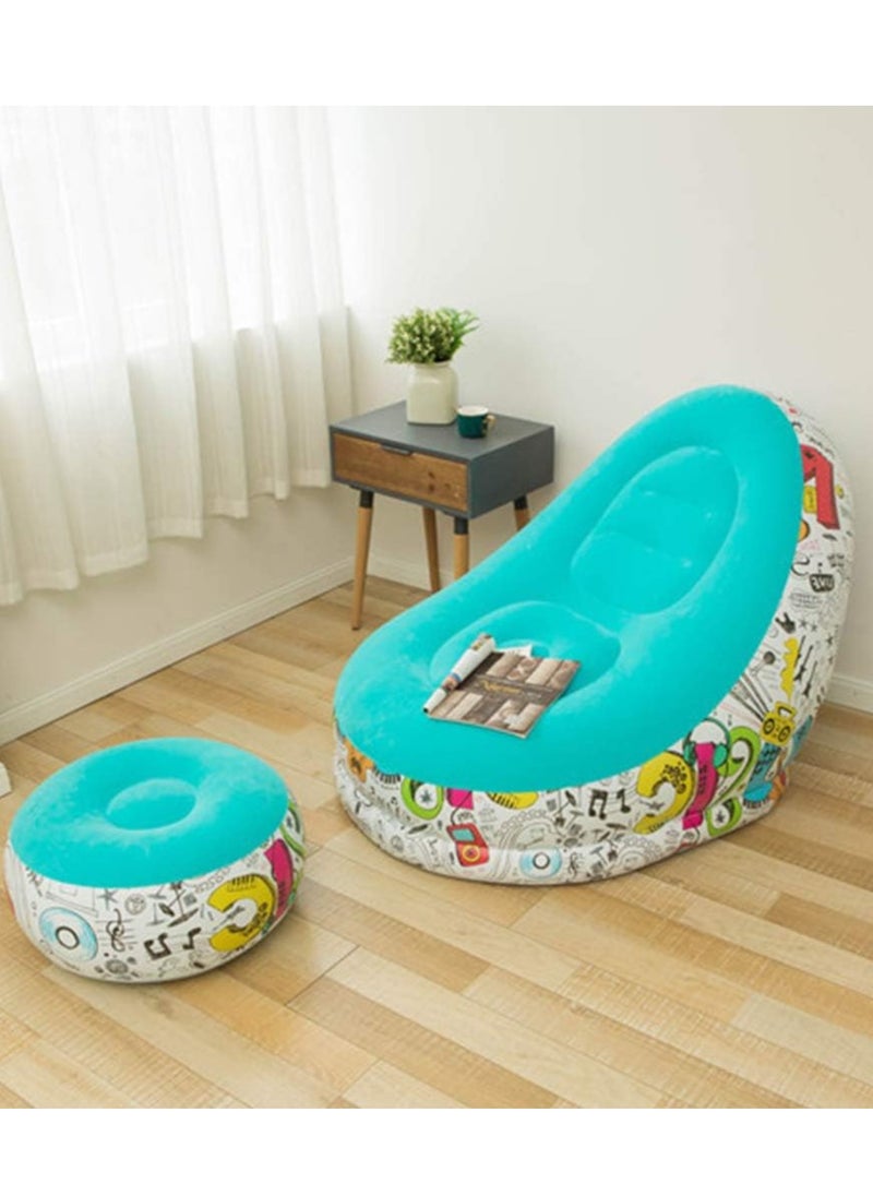 2 Pack Foldable Portable Inflatable Bean Bag Chair, Lazy Sofa, Inflatable Couch, Inflatable Sofa, Inflatable Seat, Air Furniture Set with Footrest, Air Pump for Indoor, outdoor - pzsku/Z25F1B53F0AE38AB7EB13Z/45/_/1719910915/742a549e-0304-4438-bd48-6c5e4e1fcc24