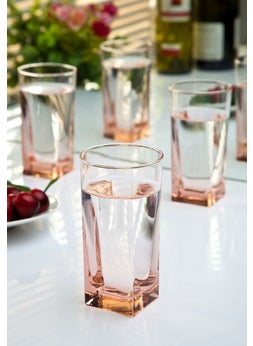 Luminarc Luminarc Sterling Pink Colour Juice Glass, Pink, 330 ml, Set of 6  - Image 5