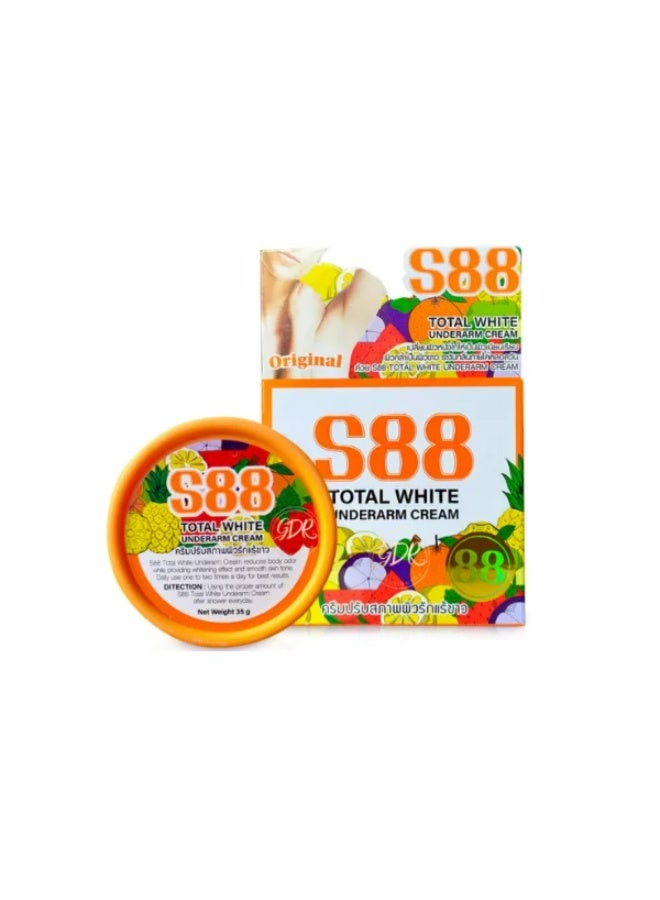 اس 88  كريم تفتيح تحت الإبط من s88 توتال وايت 35 جرام - Image 1