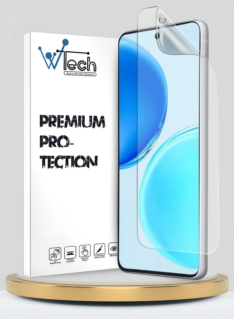 Wtech Honor X8d 4G 2025 Premium Hydrogel Film Thin and Flexible Screen Protector (MSHFMN) - Clear - Image 1