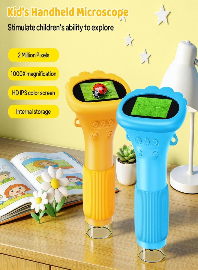Ashfly Kids Microscope - Ashfly 1000X Portable Microscope for Kids, Photo & Video Miniscope Pocket Microscope Gifts, 2'' Digital Screen | Ideal Easter Gifts 2026 for Boys Girls Age 3-12 - Image 4