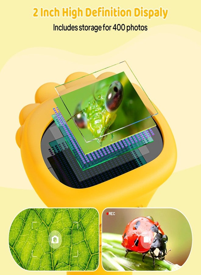 Ashfly Kids Microscope - Ashfly 1000X Portable Microscope for Kids, Photo & Video Miniscope Pocket Microscope Gifts, 2'' Digital Screen | Ideal Easter Gifts 2026 for Boys Girls Age 3-12 - Image 2