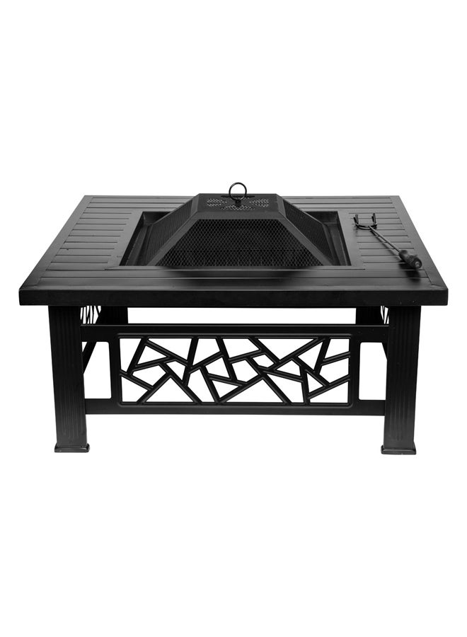 AL SANIDI Charcoal stove, Square Portable stove, Black, Size81*81*45Cm - Image 3