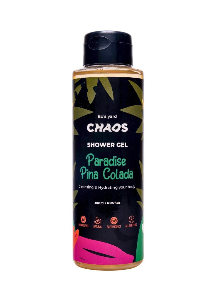 Chaos Shower Gel - Paradise Pina Colada, 380ml