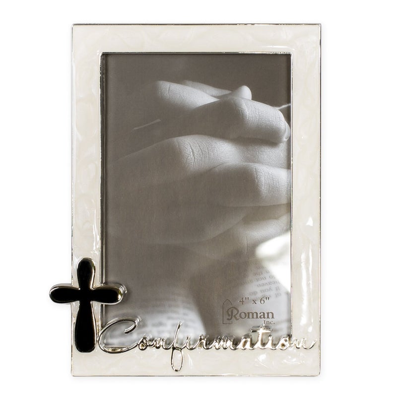 Roman Roman Giftware Inc.  Caroline Collection  Confirmation  7"" H Confirmation Frame 4X6 Religious  Inspirational  Durable (1x5x6)
