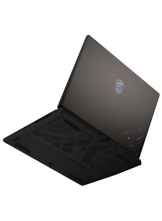 إم اس أي لابتوب CROSSHAIR 16 HX AI D2XWFKG بشاشة 16 بوصة QHD / معالج Intel Core Ultra 7 155H / ذاكرة تخزين 16 جيجابايت / قرص SSD بسعة 1 تيرابايت / بطاقة رسومات NVIDIA GeForce RTX 5060 / مع لوحة مفاتيح وماوس لاسلكيين Logitech Mk270 الإنجليزية/العربية كوزموس غراي - Image 4