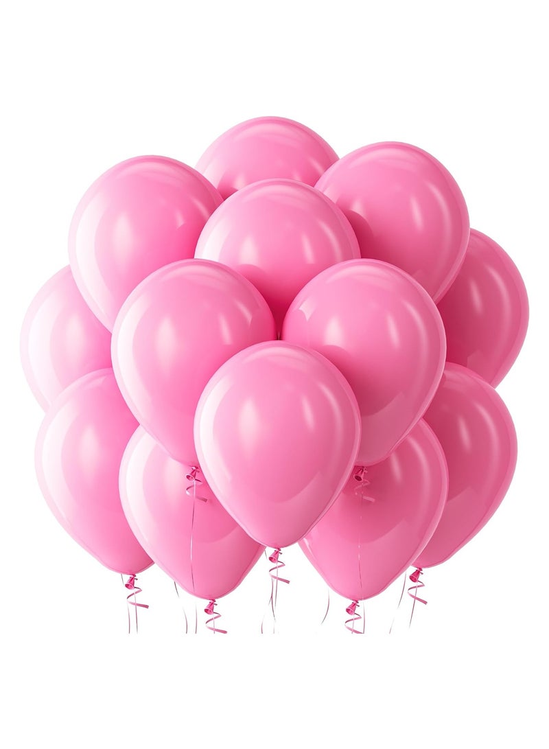STARTEX 100 Pack 12 inch Round Helium Pink Balloons for Birthday Wedding Anniversary Baby Shower Party Decoration - Image 1