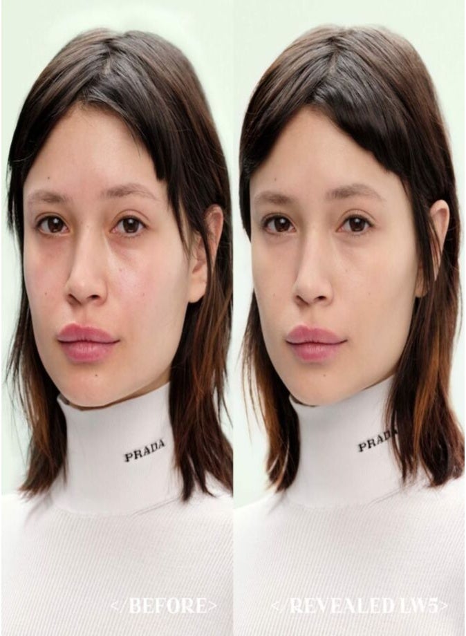 Prada Reveal Skin-Optimizing Refillable Soft Matte Foundation LW5 30ml – Long-Wear Natural Finish - Image 3