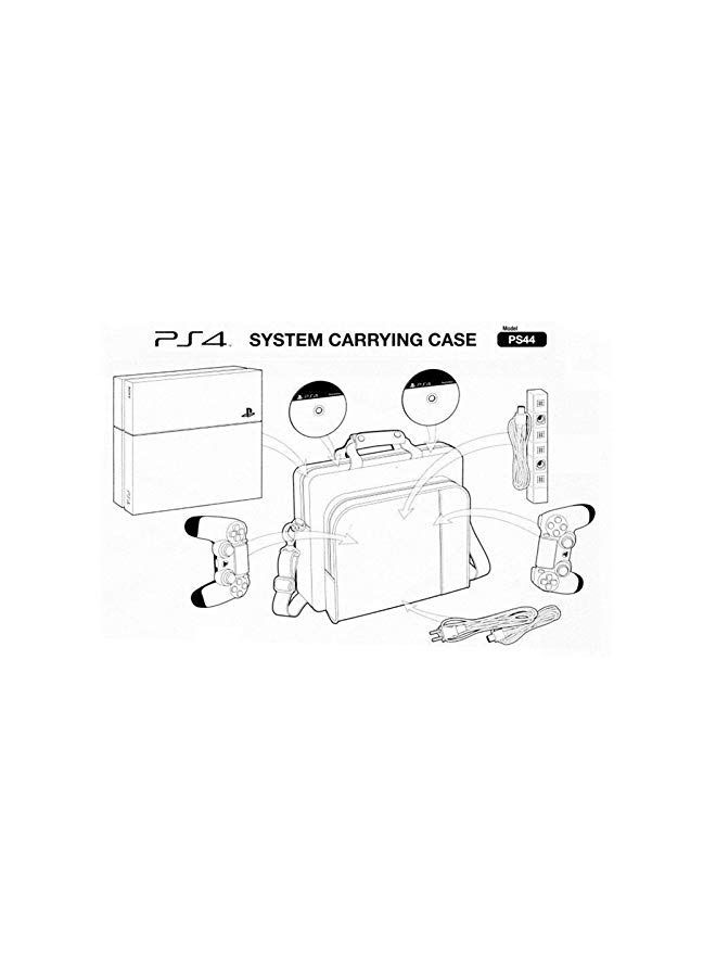 Y&D Carrying Bag for PS4 Multifunctional Waterproof Storage Shoulder For Sony PlayStation 4 PS4 Console - Image 5