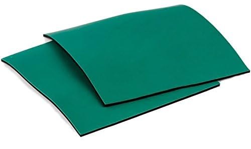 SCHOFIC Green Desktop AntiStatic ESD Table Mat Grounding Rubber Mat with a Wrist Strap and a Grounding Cord for Phone PC Tablet Repair Green 25 FEET LENGTH 15 FEET BREADTH - Image 1