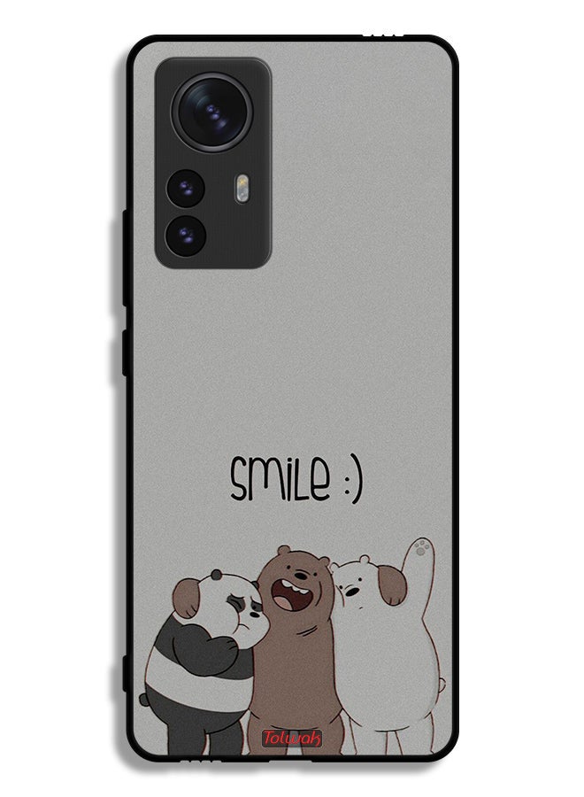 Tolwak Xiaomi 12 Pro Protective Case Cover Friends Smile - Image 2