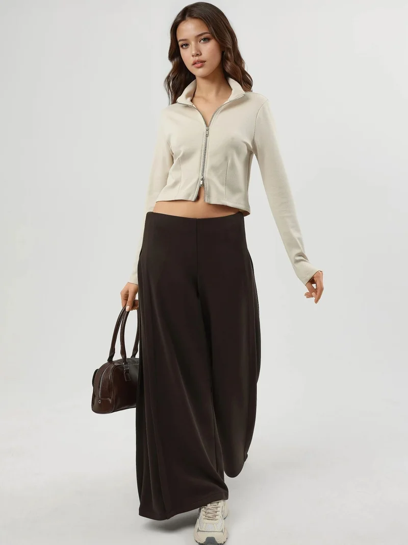 Busem BUSEM Fitted Knitted Jacket with Zipper Closure