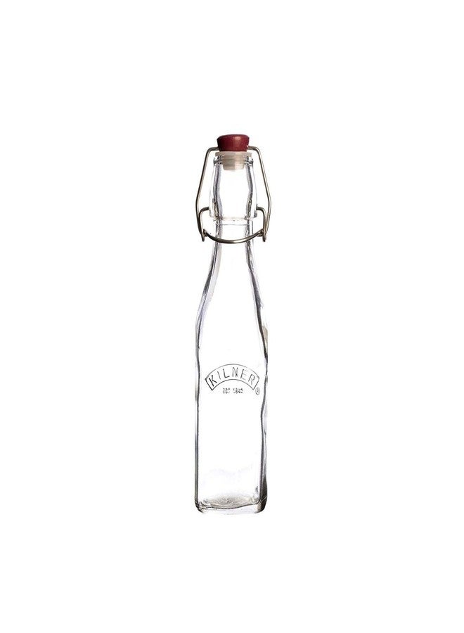 Kilner Swing Top Square Glass Bottle | 8.25oz - Image 1