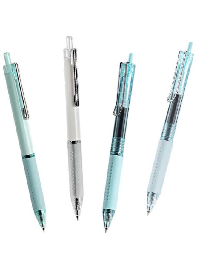Snowhite G-305 Black 0.5Mm Bullet Tip Carbon Pen For Students, Smooth Writing, Black Ink, 4-Pack - Image 3
