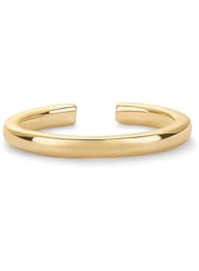 PAVOI 18K Gold Plated Adjustable Toe Rings for Women | Trendy Criss-Cross and Classic Band Toe Ring - Image 1