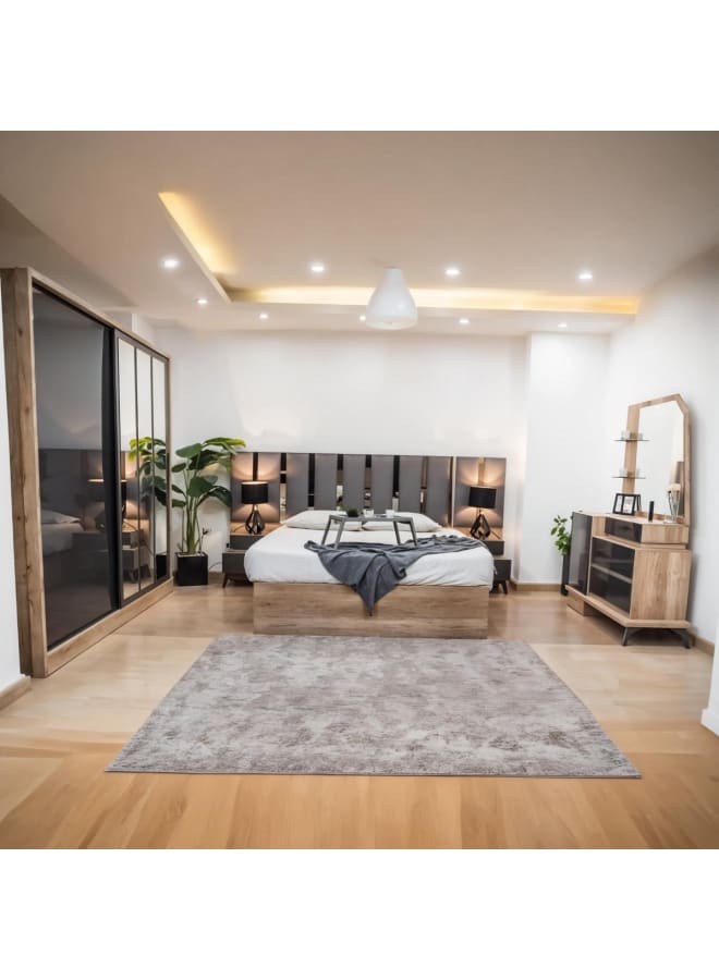 Joints Engineered Wood Bedroom Set Black  - Image 1