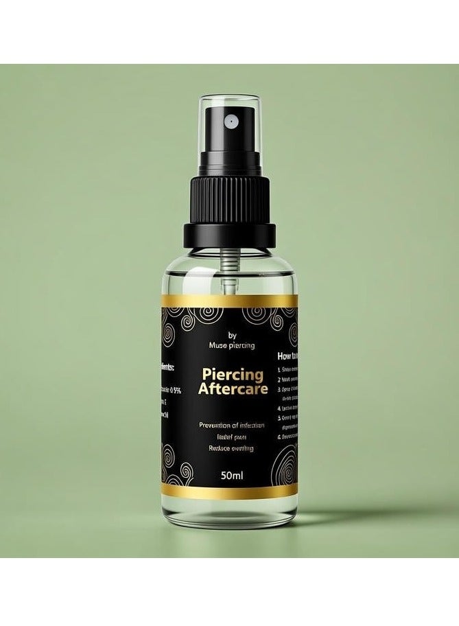 Piercing Aftercare Solution Spray 50 ML by Muse Piercing - Image 1